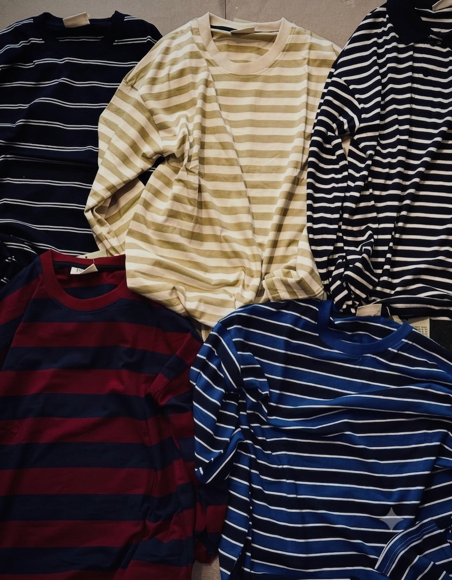 Men’s Classic Striped Casual T-Shirt