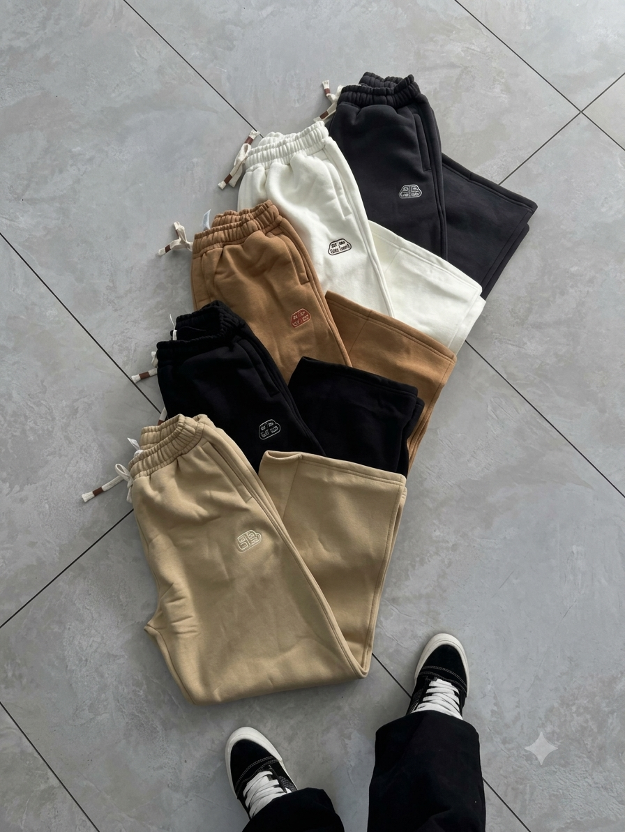 Men’s Satin Cargo Jogger Pants – Casual Relaxed Fit