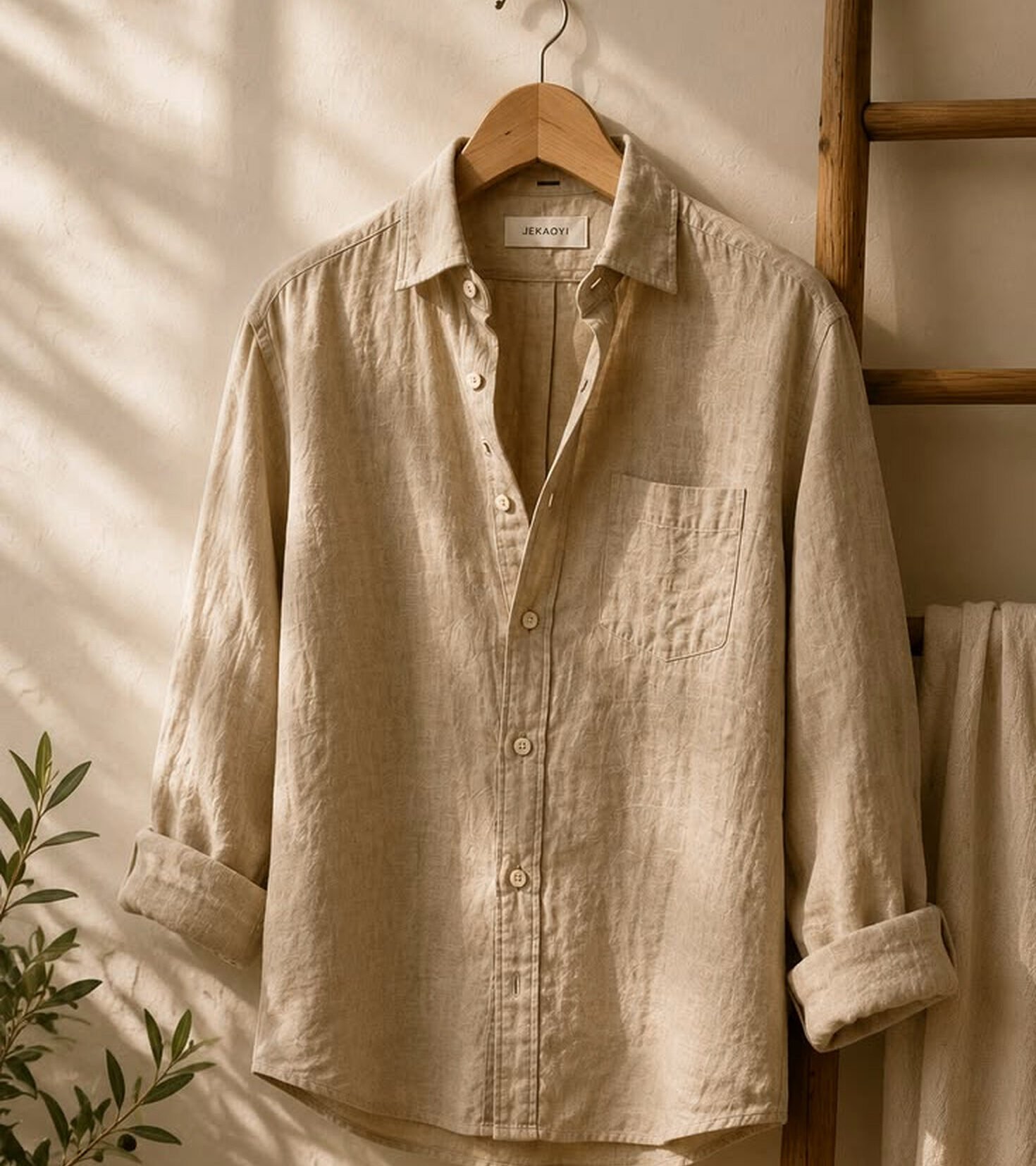 Earthtone Linen Shirt
